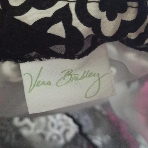 Vera Bradley Canterberry Magenta Lined Ditty Bag / Duffel Bag - Picture 10 of 12